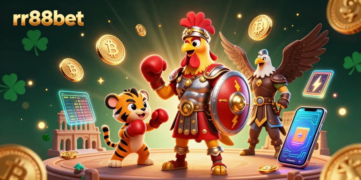 Engage with rr88bet while exploring vibrant 3D casino scenes filled with crypto excitement.