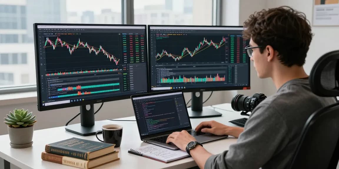 Analyzing precious metal depth data API in a sophisticated forex trading environment with market charts and technical indicators.