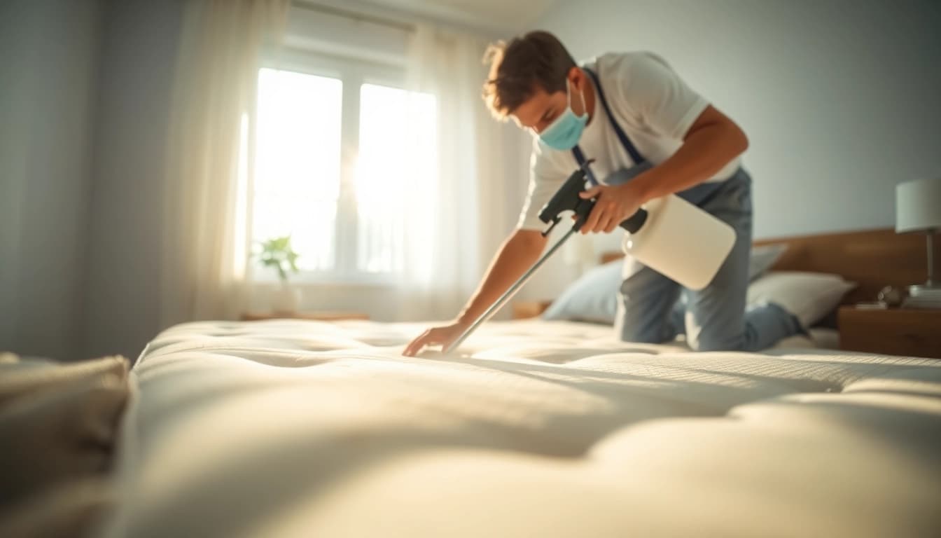 Bed bug company near me delivering effective pest control solutions in a professional setting.