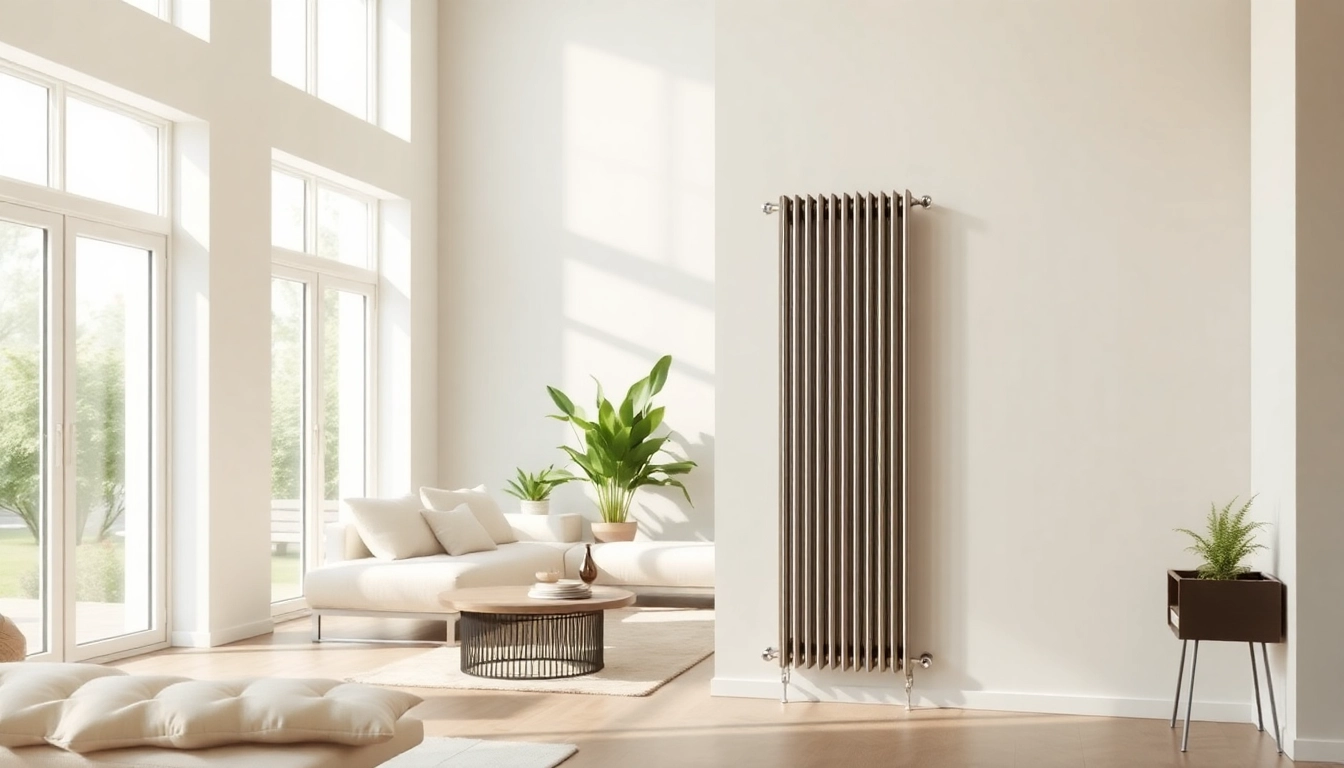 Entdecken Sie die eleganten sonni Heizkörper in einem modernen Wohnraum, der Warmherzigkeit und Stil ausstrahlt.