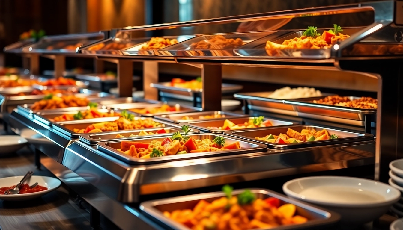 Serve delicious dishes with a food warmer keeping everything hot and fresh at a buffet