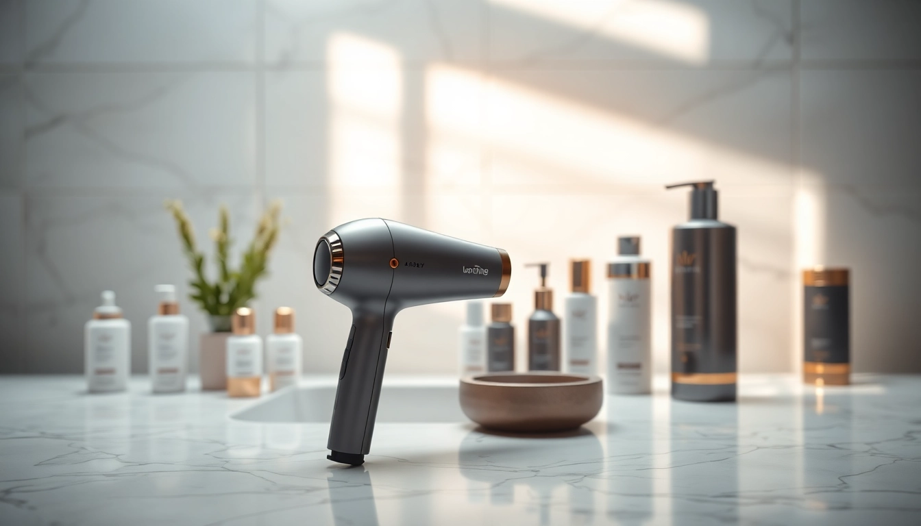 Enhance your style with the ionic hair dryer featuring advanced technology for fast drying.