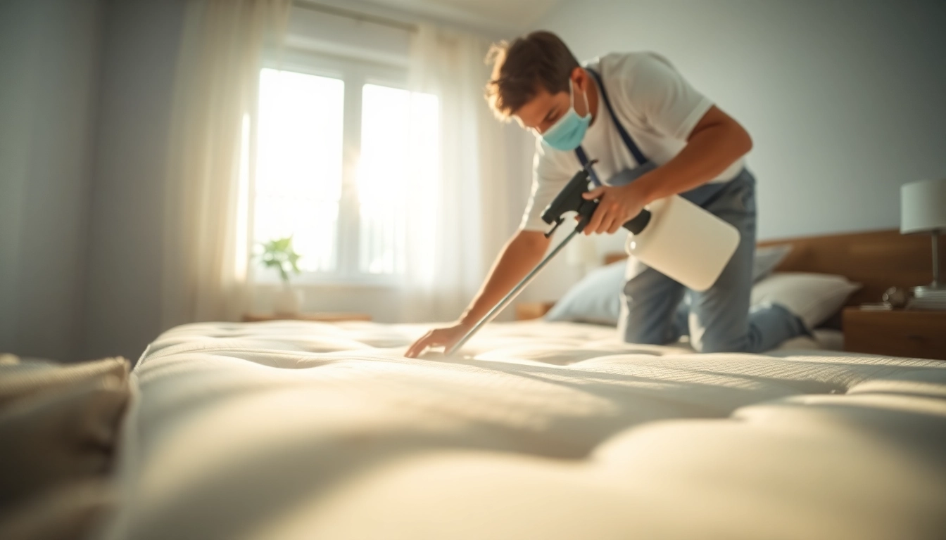 Bed bug company near me delivering effective pest control solutions in a professional setting.