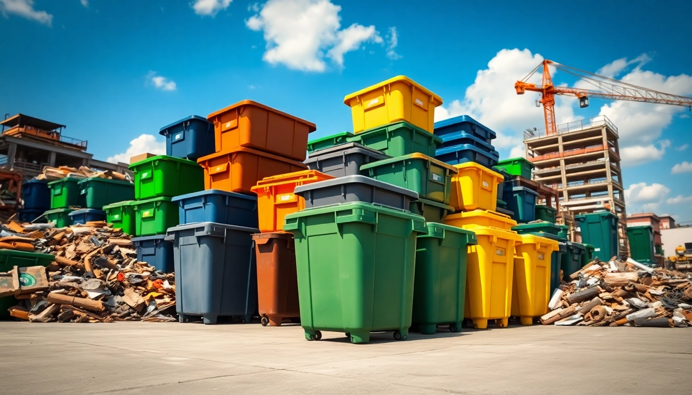 Efficient garbage rental bins available in various sizes for effective waste management.