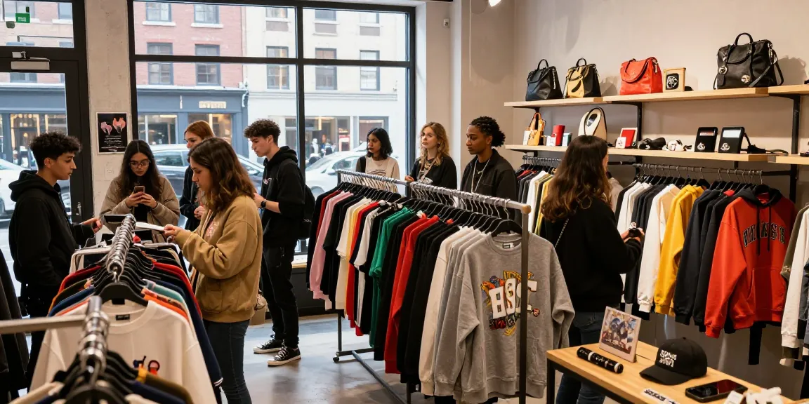 Shopping at https://shs-dome5.com/ showcasing vibrant replica fashion in an urban boutique setting