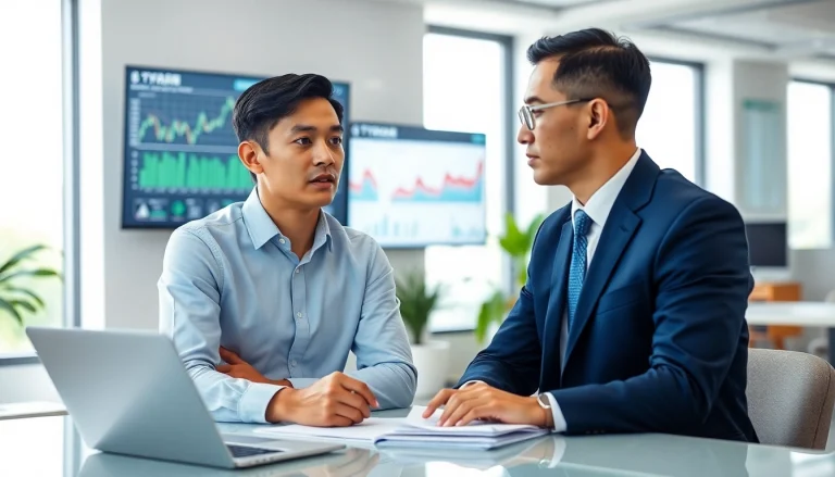 카드깡에 대한 금융 상담을 진행하는 전문가의 모습