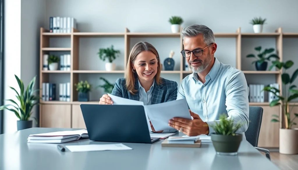 Engaging discussion on tax planning and wealth management strategies in a professional office setting.