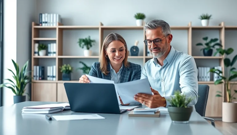 Engaging discussion on tax planning and wealth management strategies in a professional office setting.