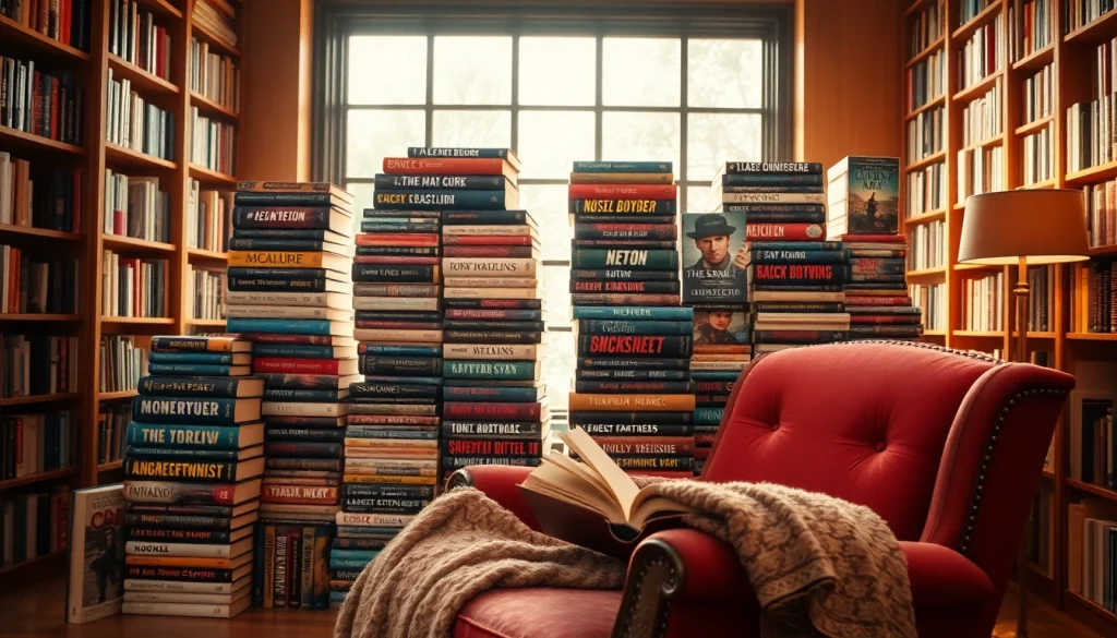 Discover enthralling novels that are even better than Jack Reacher in an inviting library.