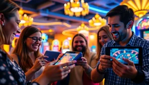 Engage with British Columbia online casinos featuring vibrant gaming experiences and happy players.