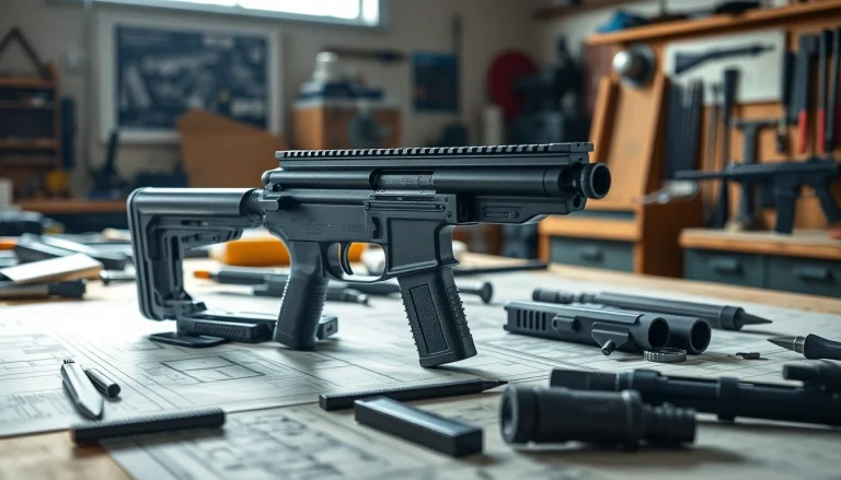 Assemble the pf940v2 frame on a well-lit workbench with precision tools and blueprints.