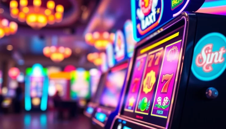 Menangkan hadiah menarik di slot pulsa 5000 dengan antarmuka mesin slot digital yang cerah.