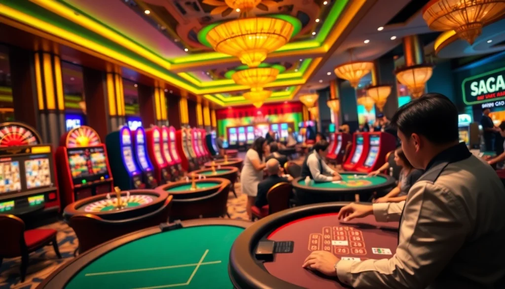 Experience excitement at SAY88 com with players betting at vibrant casino tables filled with winning opportunities.