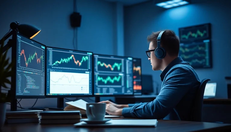 A developer tracking Amazon prices using an infosec-focused price tracker in a modern tech workspace.