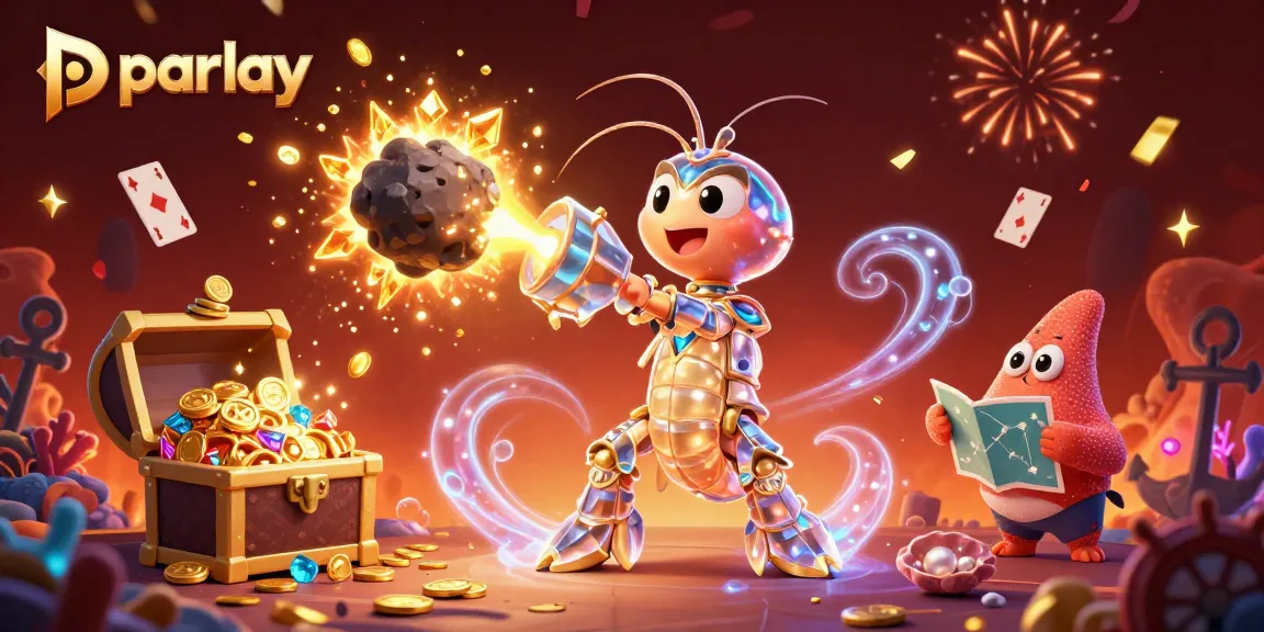 Place parlay bets with valuable rewards from treasures in this energizing casino scene.
