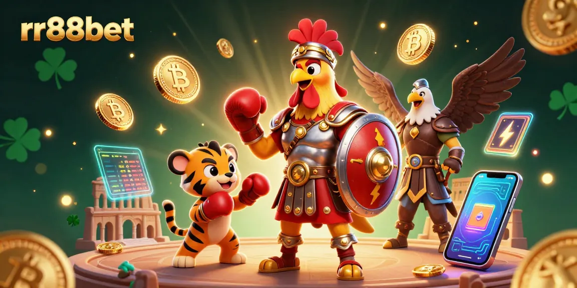 Engage with rr88bet while exploring vibrant 3D casino scenes filled with crypto excitement.
